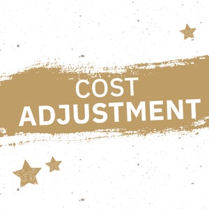 Cost adjustment