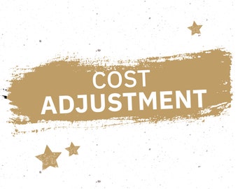Cost adjustment