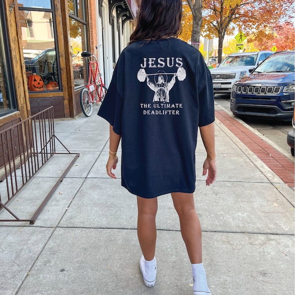 Comfort Colors, Pump Cover, Christian Pump Cover, Black Pump Cover, Christian Gym Shirt, Jesus Shirt, Deadlifting Shirt, Jesus Deadlifting