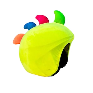 COOLCASC Adarrak helmetcover. Funny helmet covering for ski helmets, skateboard helmets, bike helmets, scooter helmet. One size fits all.
