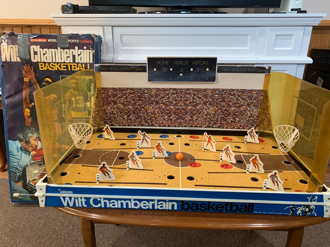 1973 Wilt Chamberlain Coleco Table Top Basketball Game. World Etsy