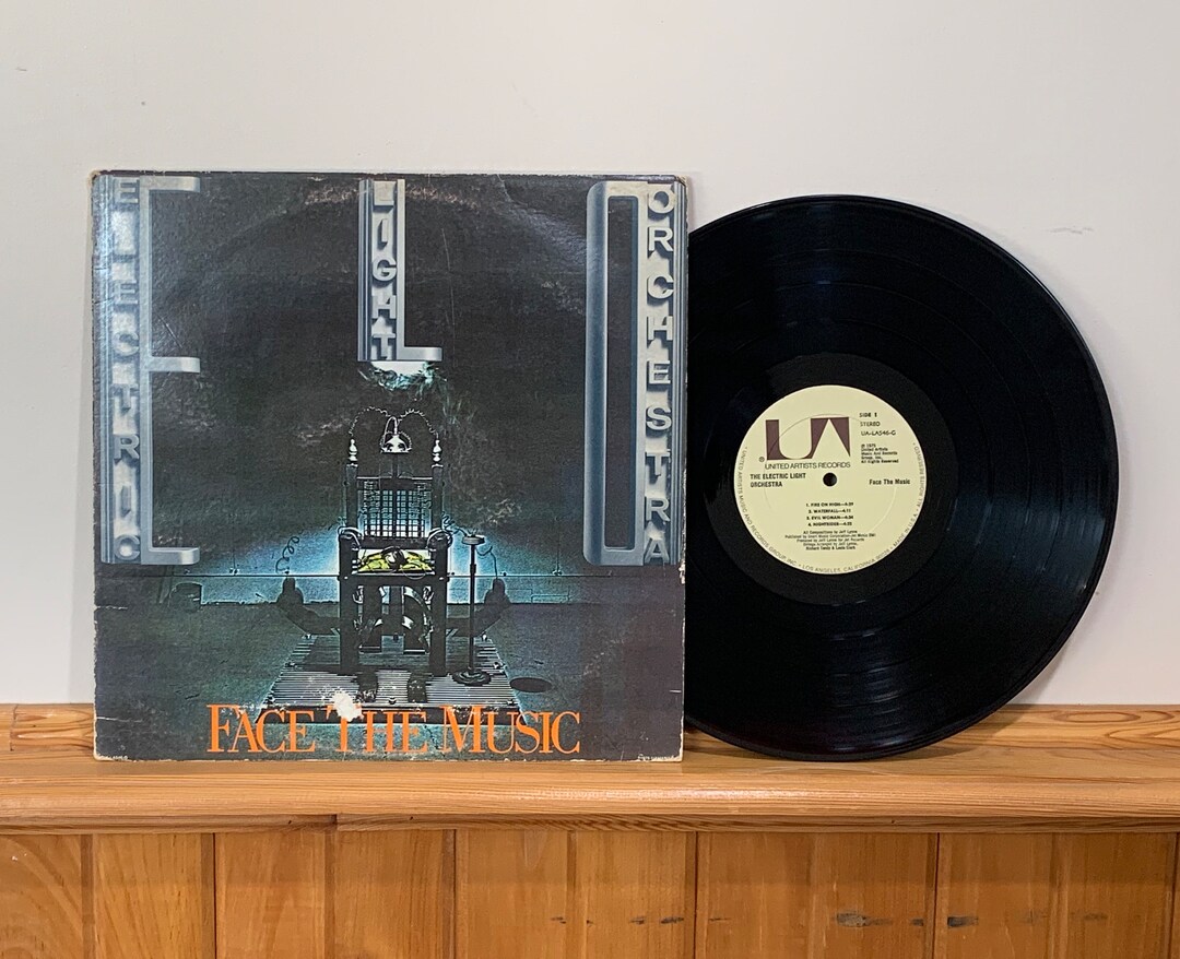 The Electric Light Orchestra. Vinyl Record LP. Face the Music. 1975 NM Condition. United Artists
