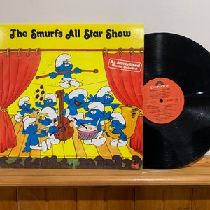 The Smurfs Smurfing Sing Song Original Vinyl Record 1980 ARI-1018 Album LP