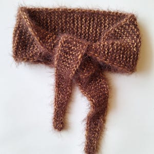 Handmade Wool Small Sophie Scarf,Small Neckerchief Scarf