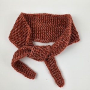 Handmade Wool Small Sophie Scarf,Small Neckerchief Scarf