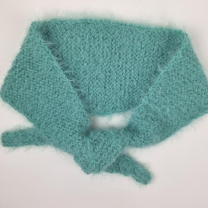 Handmade Wool Small Sophie Scarf,Small Neckerchief Scarf
