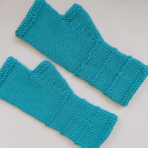 Fingerless Gloves Mittens Long Arm Warmers Women Fingerless Gloves Wrist Long Arm Gloves Knitted Gloves Vegan Gloves Ready to ship