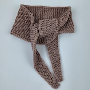 Handmade Wool Small Sophie Scarf,Small Neckerchief Scarf
