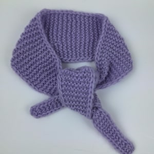Handmade Wool Small Sophie Scarf,Small Neckerchief Scarf