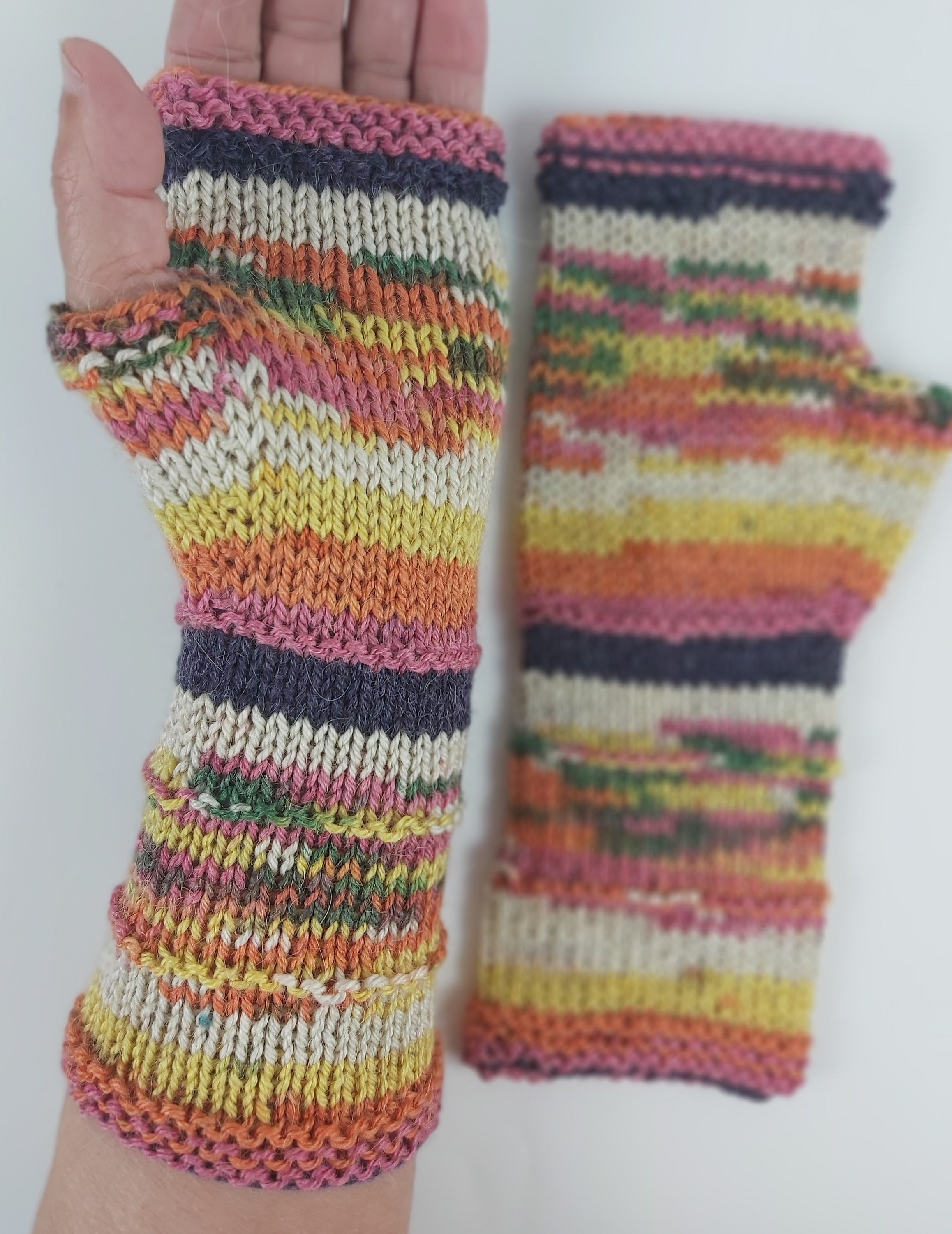 thumbnail interactive-video image 1 of Men's Winter Alpaca Wool Fingerless Gloves - Thermal Knitted Half-Finger Mittens 1 of 6