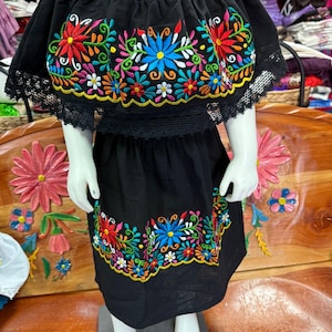 etsy mexican embroidered dress Mexican Dresses for Women Embroidered