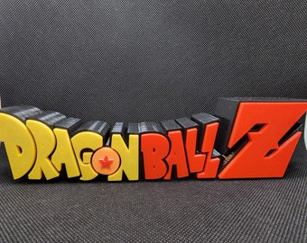 Dragon Ball Z Logo Display