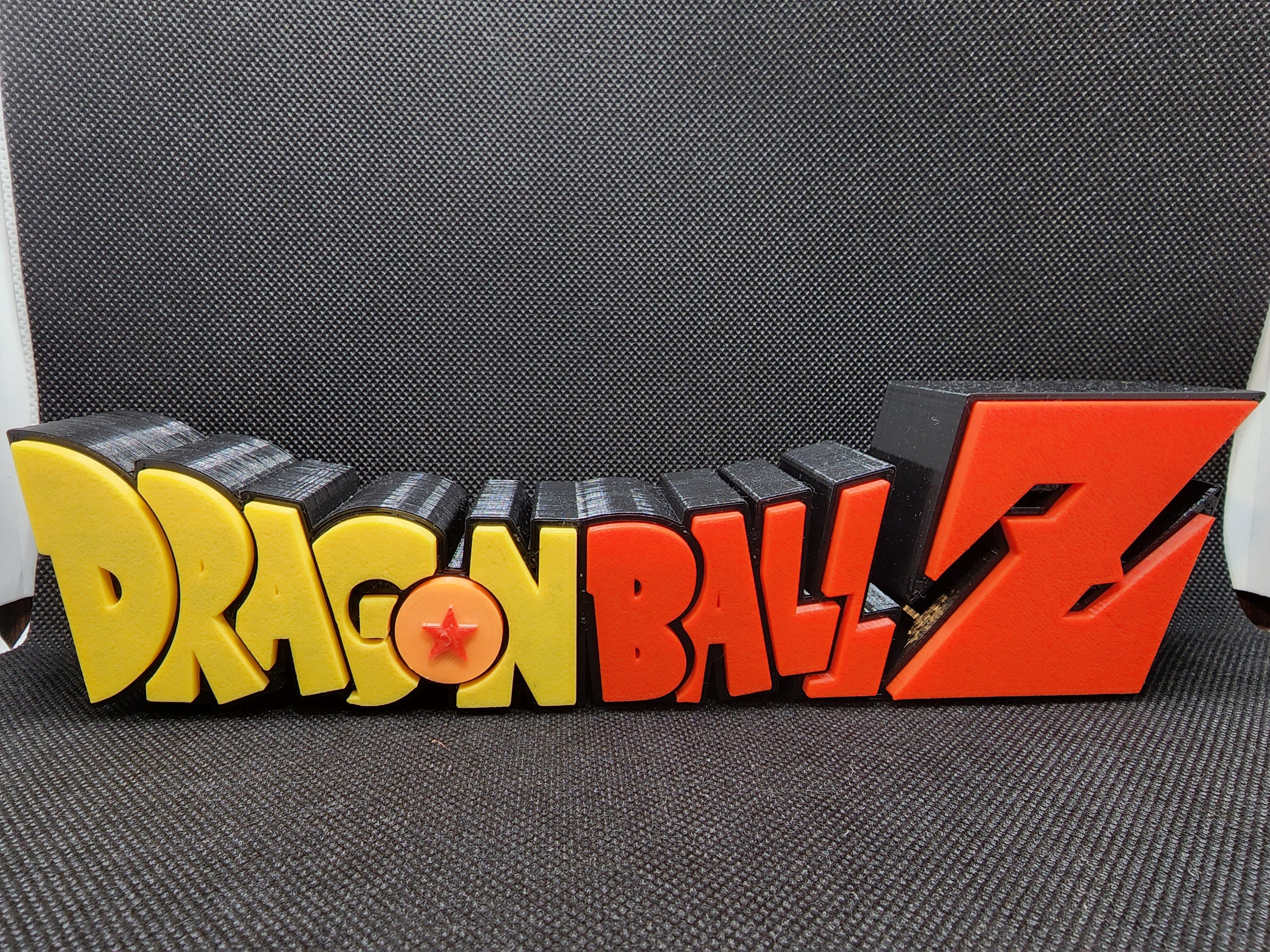 Custom Dragon Ball Z Inspired Name Plate Personalised Desk 