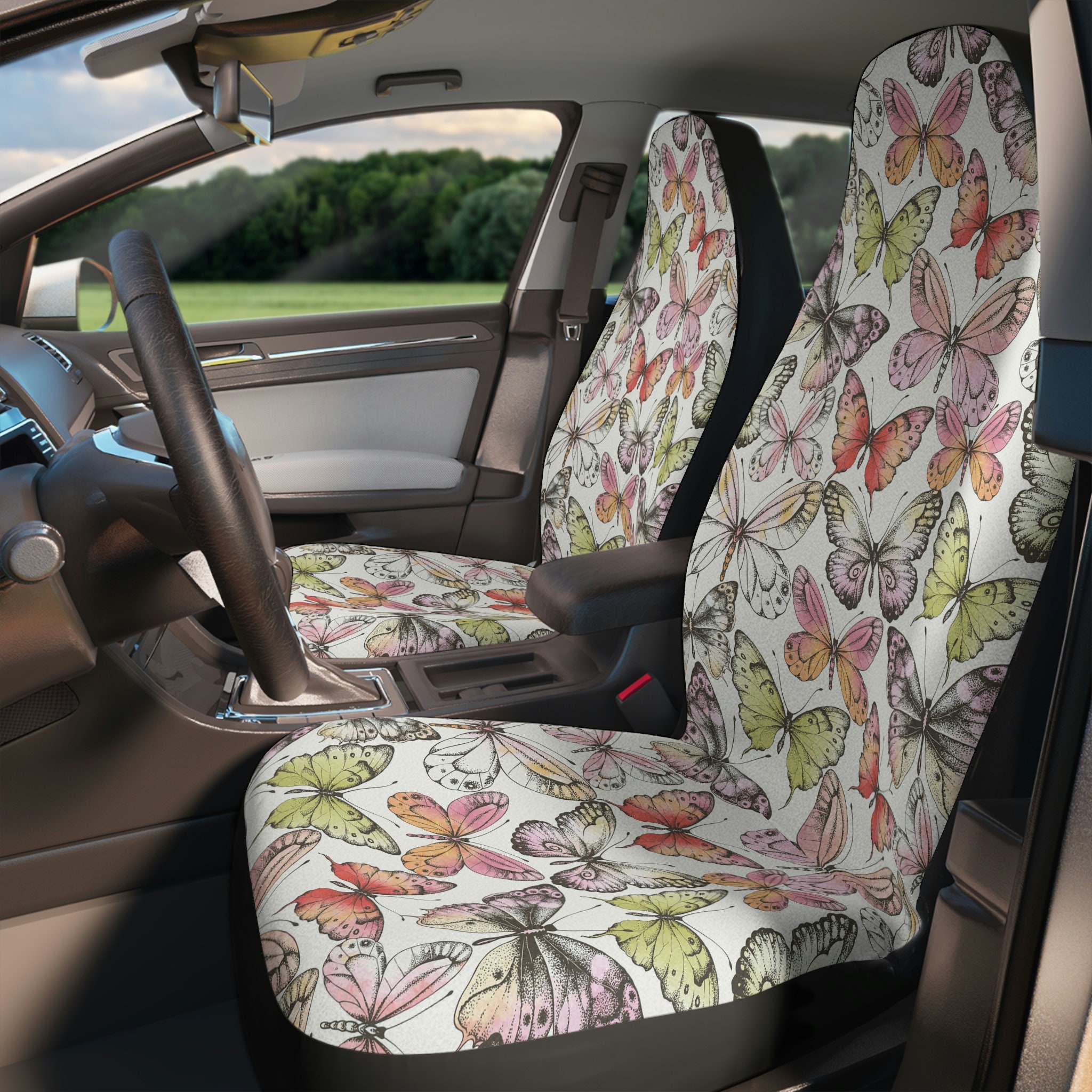 Butterfly Car Seat Covers, Car Accessories for Teens, Seat Covers for  Women, Interior Car Decor 