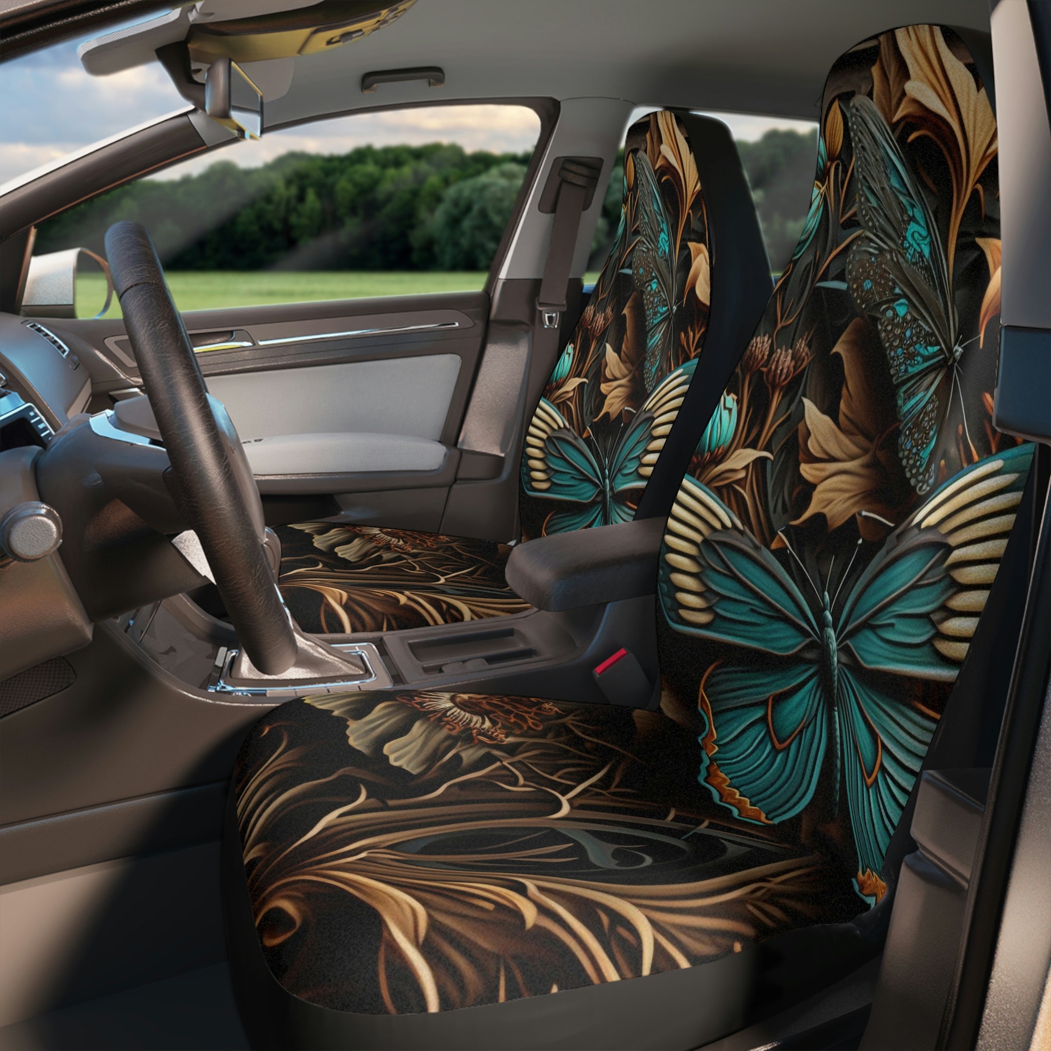 Butterfly Car Seat Covers, Car Accessories for Teens, Seat Covers for  Women, Interior Car Decor 