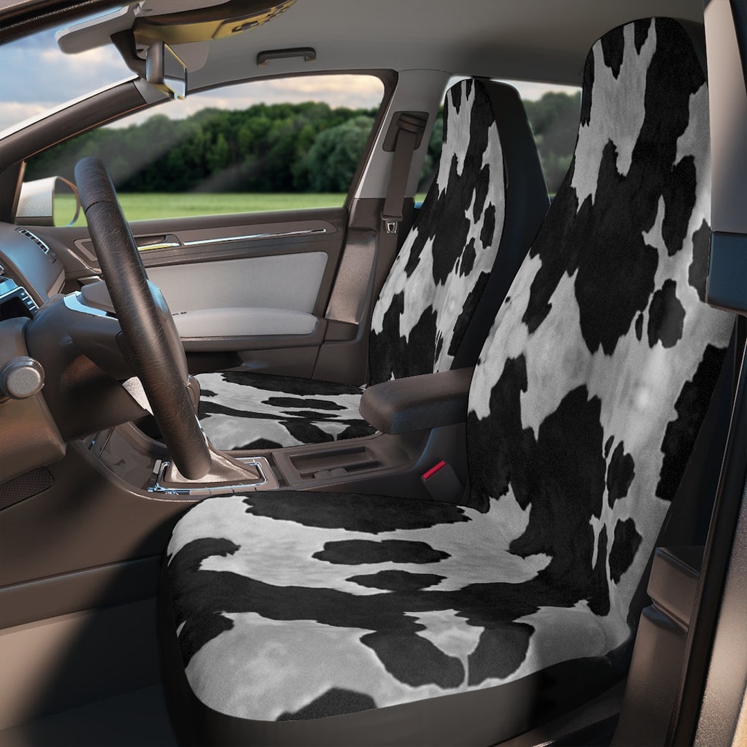 Western Cow Print Car Seat Coverstruck Seat Covers Cow Car Accessories