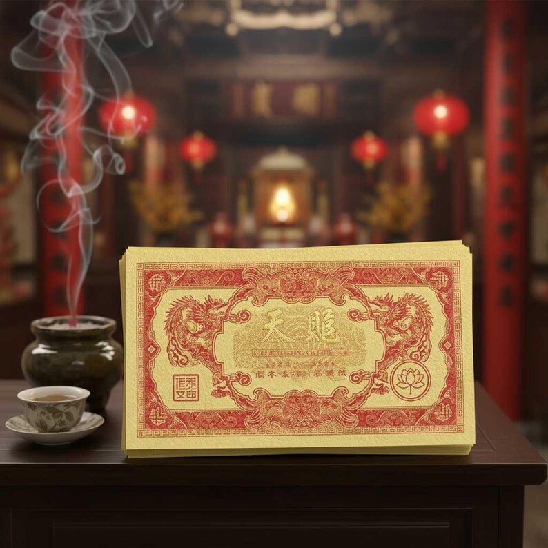 Traditional Joss Paper Ancestor Money for Spiritual Offerings - Etsy