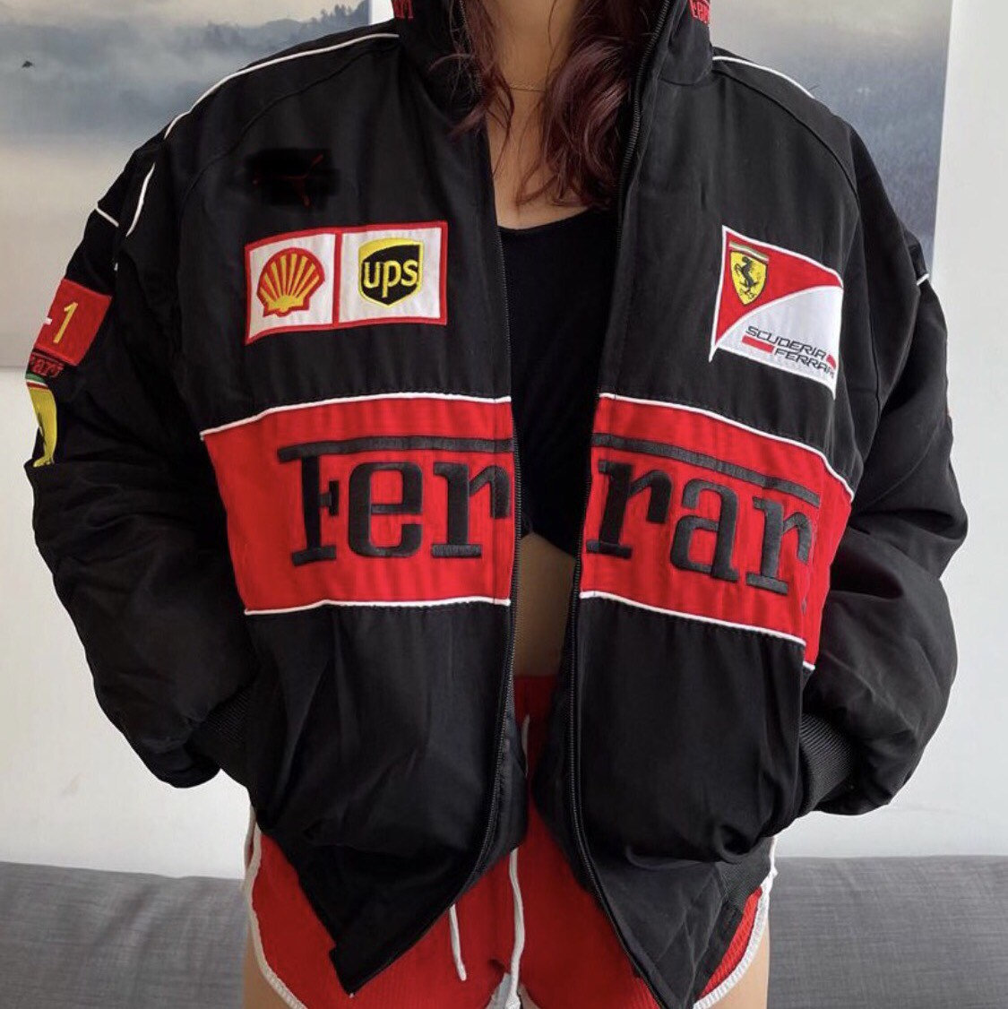 Ferrari Vintage F1 Jacket Black | ubicaciondepersonas.cdmx.gob.mx