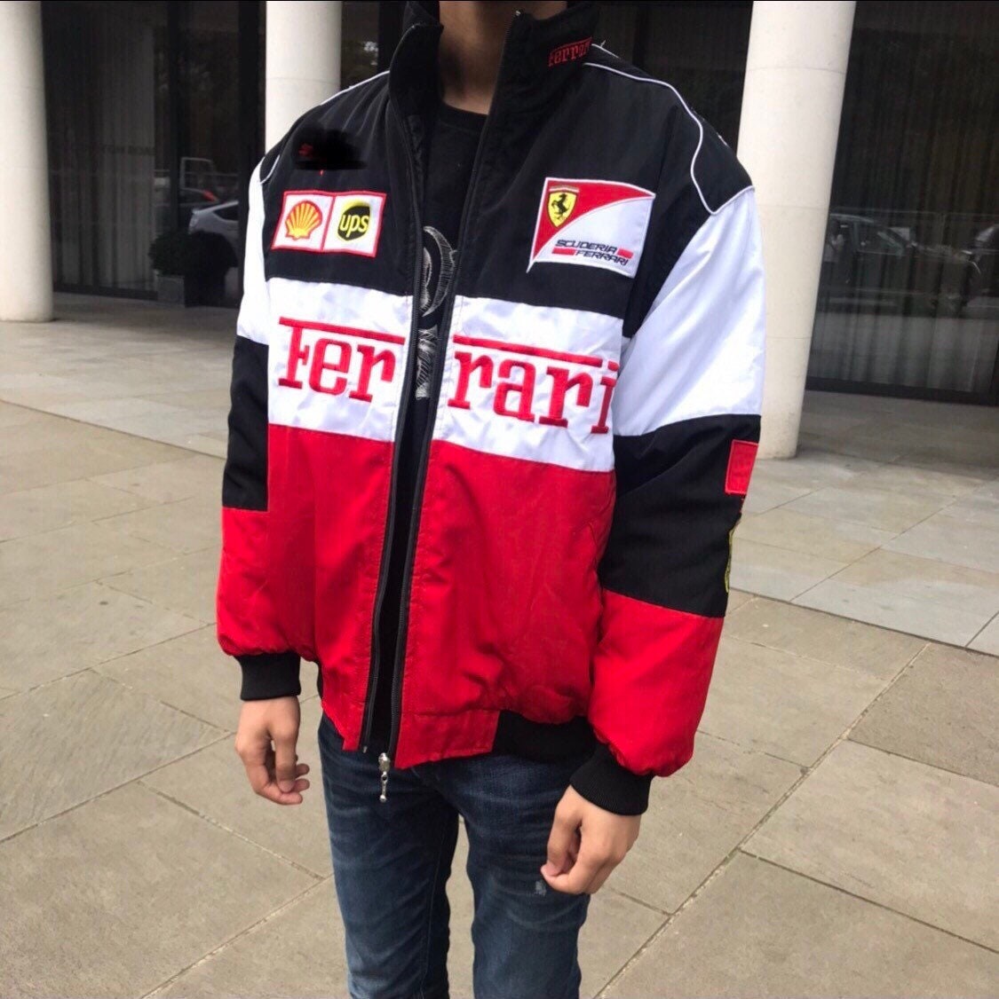 Racing Jacket Vintage RARE Ferrari 