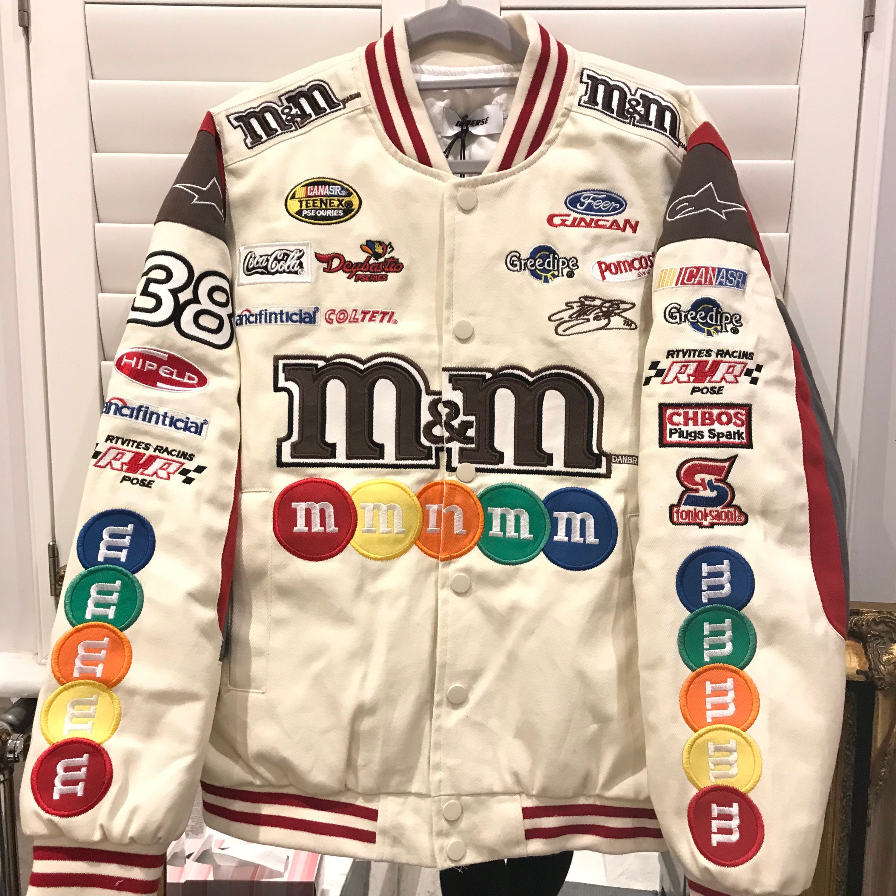 Vintage Rare Winter Embroidered Oversized Streetwear Nascar F1 Tiktok High Quality Y2k M \u0026 M Jacket