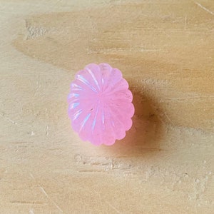 Escultura em morganita rosa natural, peso 19 quilates, tamanho 20x15 mm, escultura artesanal, escultura para fazer joias, presente de natal