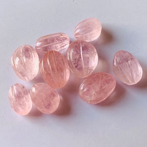 Cabochon intaglio morganite naturale, cabochon sciolti non perforati, intaglio per la creazione di gioielli, intaglio eccellente, regalo per lei