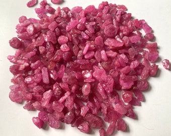 Rubíes en bruto AAA+ / Piedras sueltas, de 6 a 9 mm, piedra natal de julio