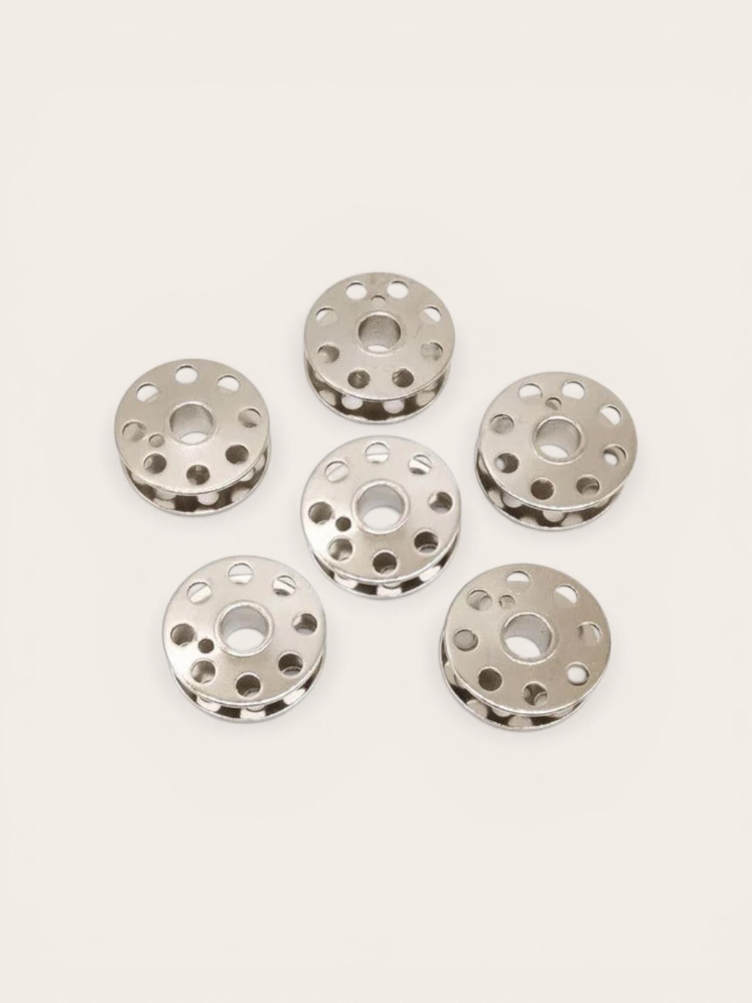 Featherweight Bobbins - Set of 6 - Fits Singer 221, 301, 301A - Includes Decorative Storage Case