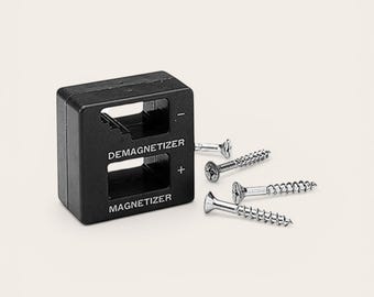 Magnetizer / Demagnetizer Tool Block – For Screwdrivers, Tweezers & Small Tools