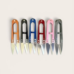 Sewing Machine Snips – Thread Cutter Snips High, Carbon Steel 4.1", Lightweight, Compact, Sharp and Smooth, Pick Your Color