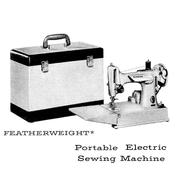 Singer Featherweight 221 Sewing Machine Etsy