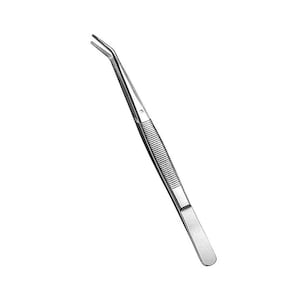 Stainless Steel Tweezers with Curved Tip, Easy Grip, Multipurpose Sewing Machine Tweezers, Sewing Machine Repair and Maintenance Tool