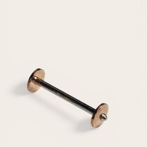 Singer Treadle Bobbin for Models 27, 127, 128 – Includes Velvet Storage Pouch