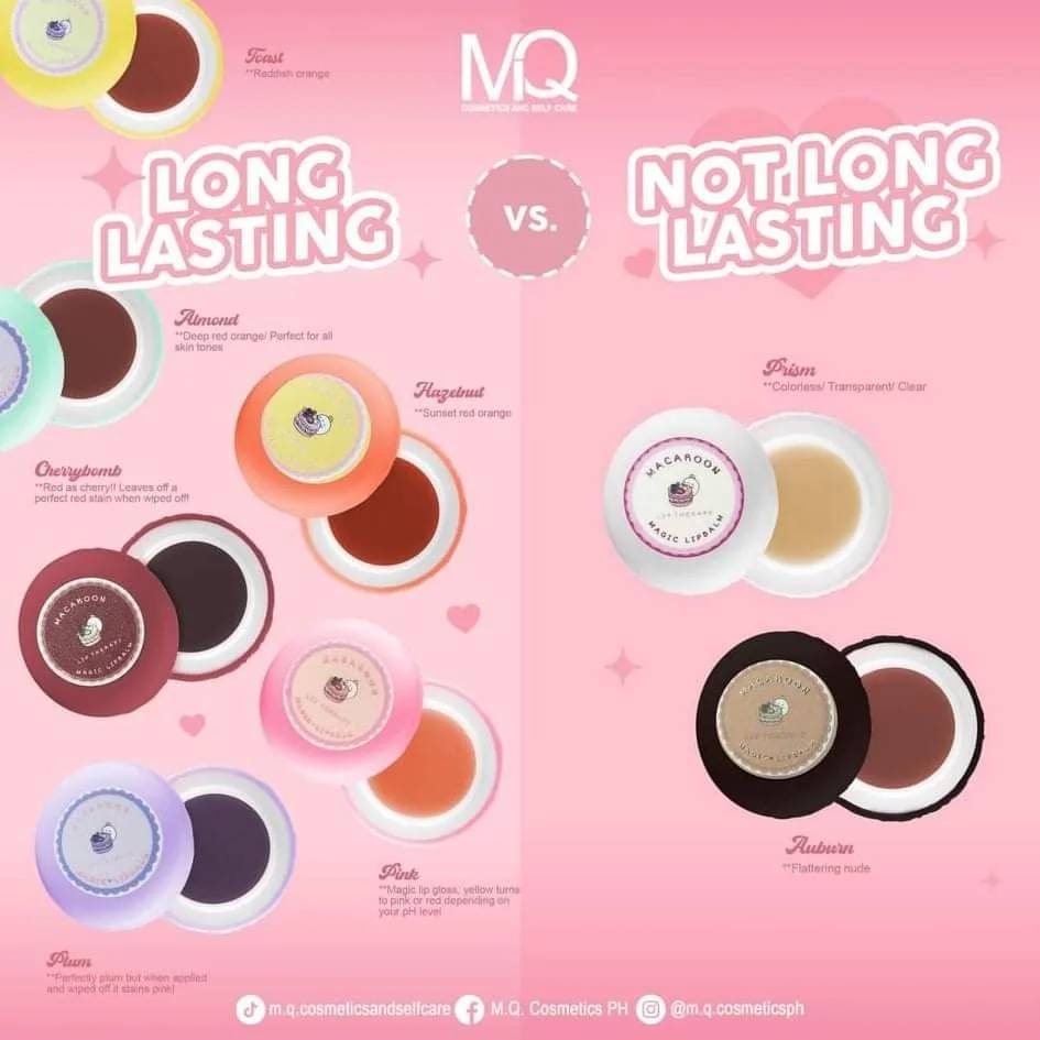 Lip Balm Macaroons Mq Cosmetics - Etsy