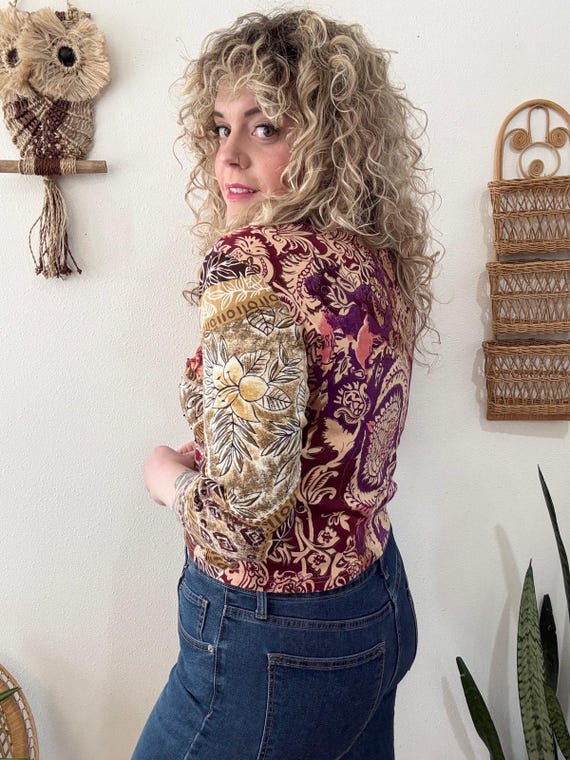 90s Patchwork Graphic Tee - image 3