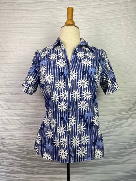 Vintage 90s Columbia Women’s Hawaiian Blouse