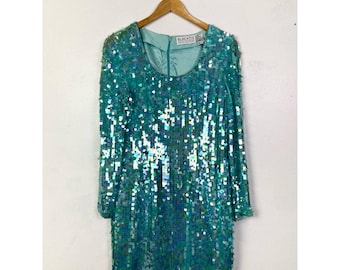 strapless sparkly green dress Ashley Lauren main image 1
