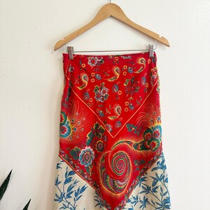Y2K Colorful Boho Free People Skirt size 3 image 5