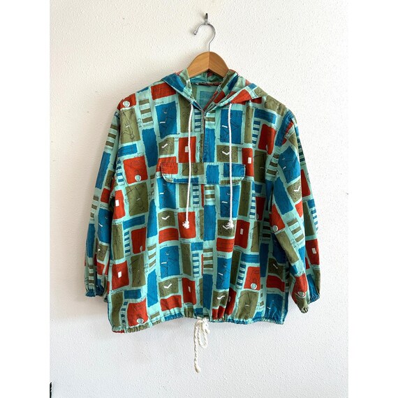 60s Handmade Ski Theme Pullover - image 3