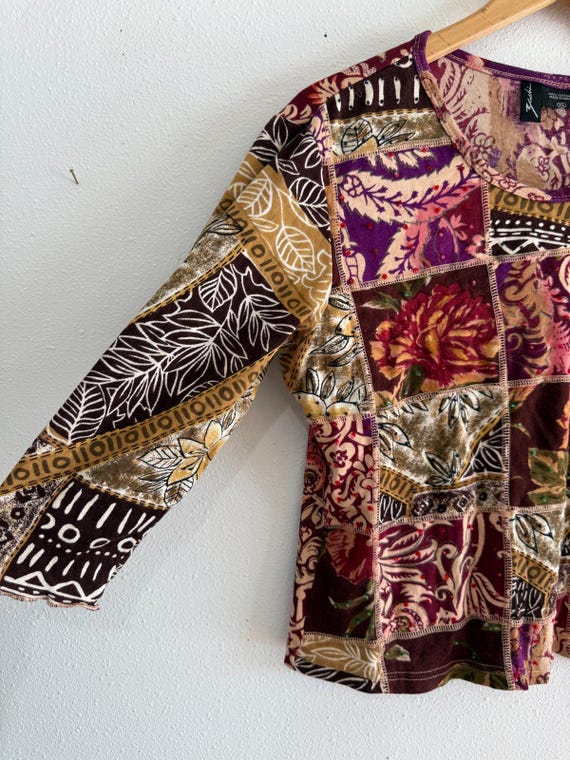 90s Patchwork Graphic Tee - image 5