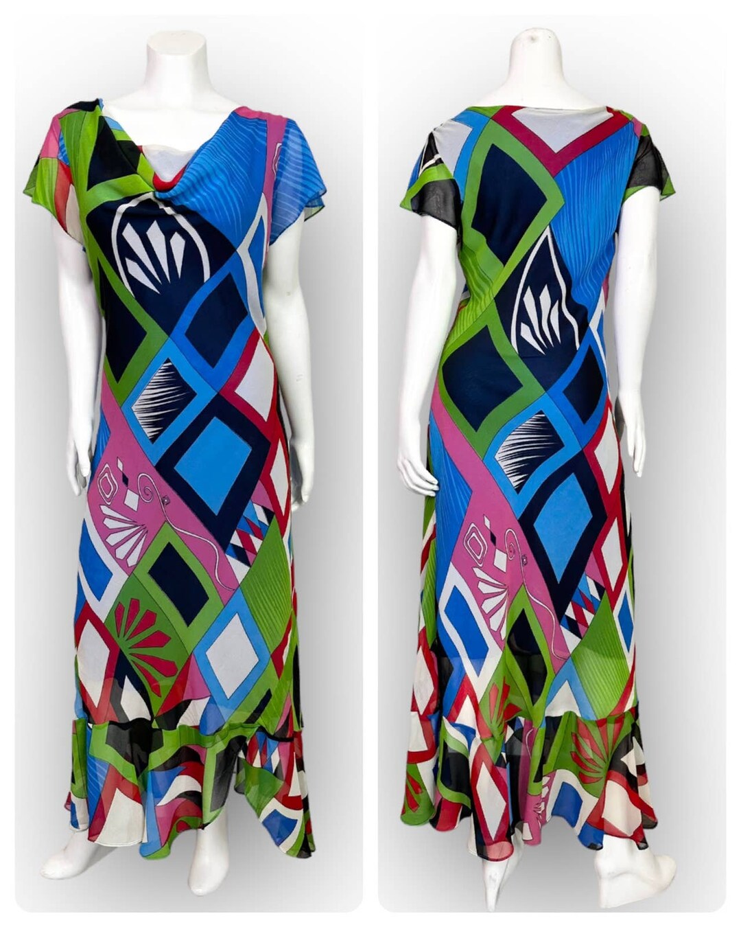 Y2K Sequin Flutter Dress (XS/S)