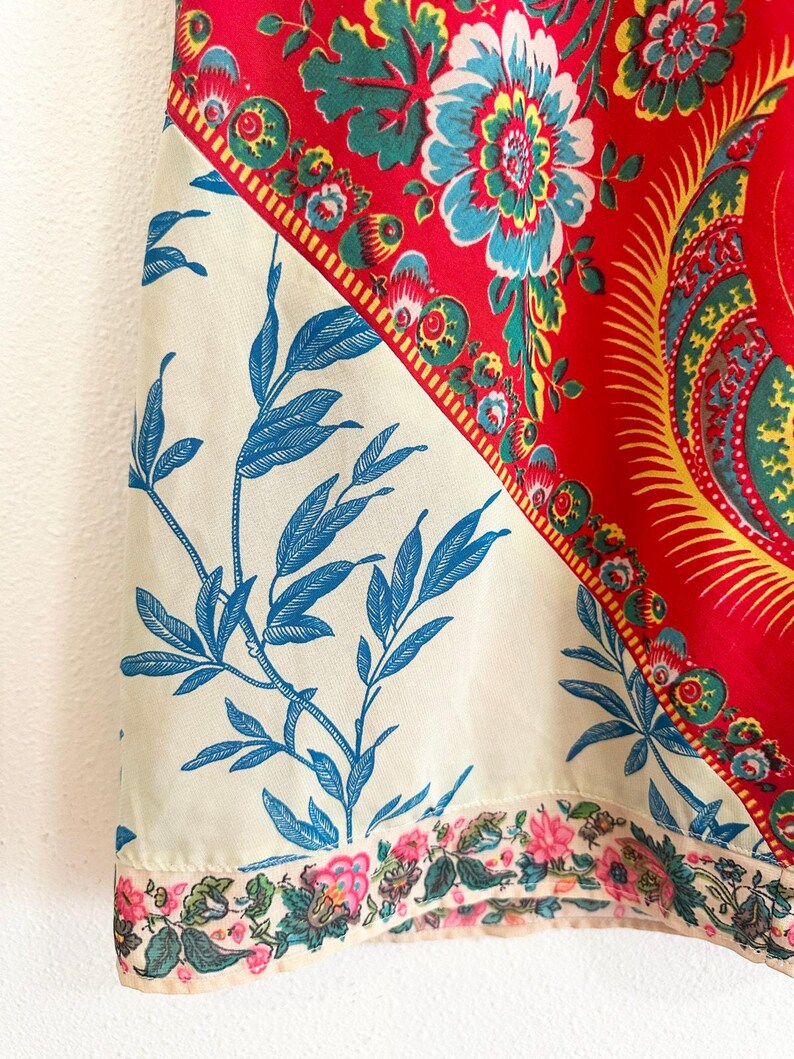 Y2K Colorful Boho Free People Skirt size 3 image 6