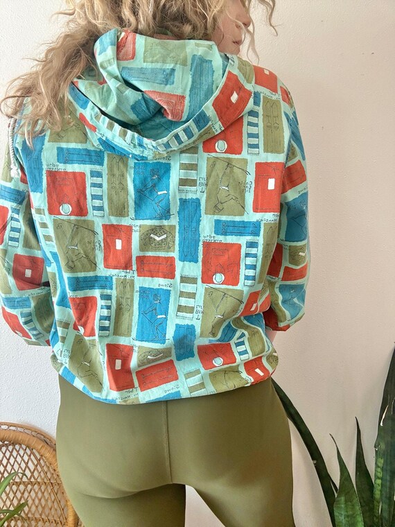 60s Handmade Ski Theme Pullover - image 2