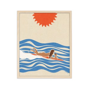 This is What Life&#39;s Worth Living For  |  Surf Art, Motherhood, Maternity, Surfing Mom