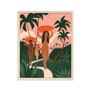 Into the Wild |  Women Who Surf Tropical Jungle Scene