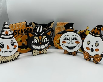 Retro Vintage Styled Halloween Decorations 3d Printed