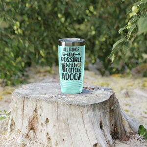 Dog and Coffee 20 oz Tumbler