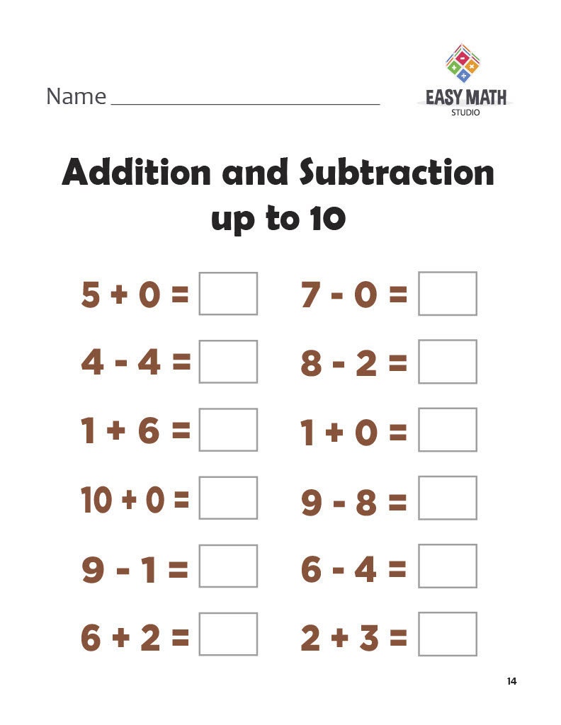 Printable Pre School And Elementary School Math Addition And Printable Pre School And Elementary School Math Addition And