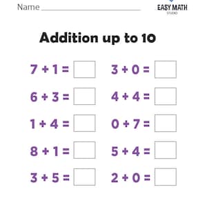 Printable Pre School And Elementary School Math Addition And Printable Pre School And Elementary School Math Addition And