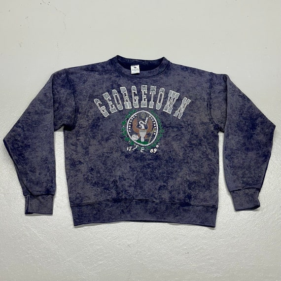 Georgetown Hoyas, Vintage 1990s Sweatshirt, Size: 